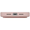 Etui UNIQ Lino na iPhone 17 Pro Magclick Charging - różowe