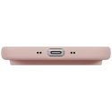 Etui UNIQ Lino na iPhone Air Magclick Charging - różowe