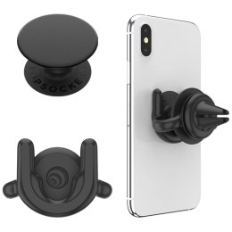 Uchwyt Popsockets Car Vent 2 + PopGrip - czarny