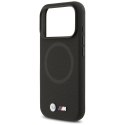 Etui BMW M FW Metal Logo MagSafe na iPhone 17 Pro - czarne