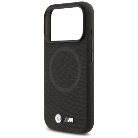 Etui BMW M FW Metal Logo MagSafe na iPhone 17 Pro - czarne