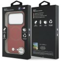 Etui BMW M FW Metal Logo MagSafe na iPhone 17 Pro - czerwone