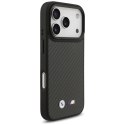 Etui BMW M Kevlar Matt MagSafe na iPhone 17 Pro - czarne