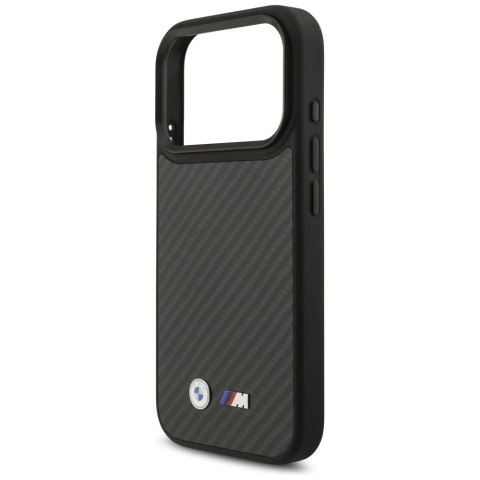 Etui BMW M Kevlar Matt MagSafe na iPhone 17 Pro - czarne