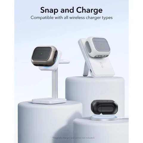 Etui ESR Orbit HaloLock MagSafe na AirPods Pro 3 - szaro-czarne