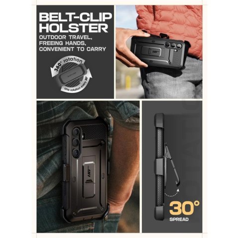 Etui Supcase Unicorn Beetle Pro na Samsung Galaxy S25 FE - czarne