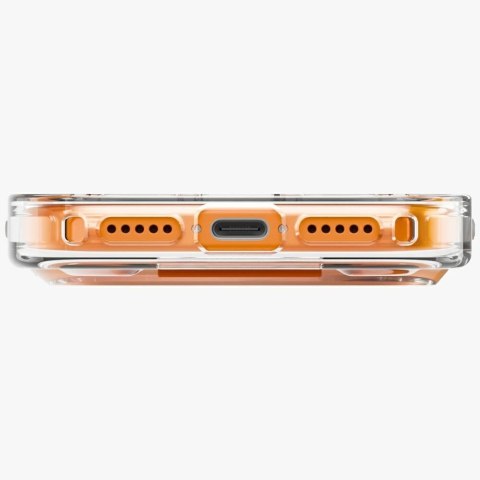 Etui UNIQ Heldro Air na iPhone 17 Pro Magclick Charging - pomarańczowe