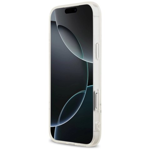 Etui US Polo DH and Bottom Stripe Logo MagSafe na iPhone 17 Pro Max - białe