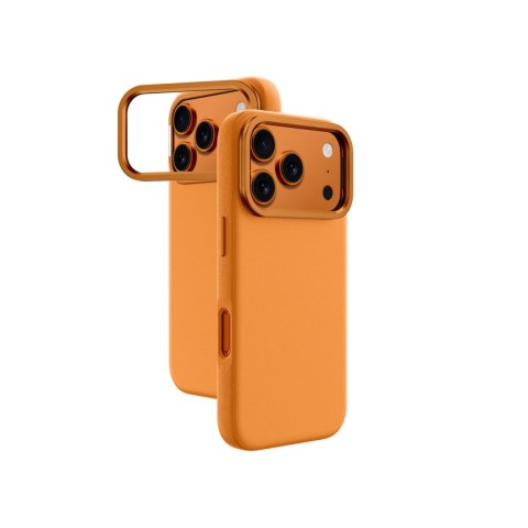 Etui AMAZINGTHING Glamour na iPhone 17 Pro kompatybilne z MagSafe - pomarańczowe