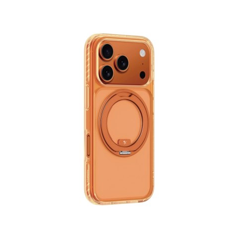 Etui AMAZINGTHING Titan Pro Spin na iPhone 17 Pro Max kompatybilne z MagSafe - pomarańczowe