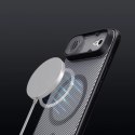 Etui Nillkin CamShield Pro kompatybilne z MagSafe na iPhone 17 Air - przezroczyste czarne