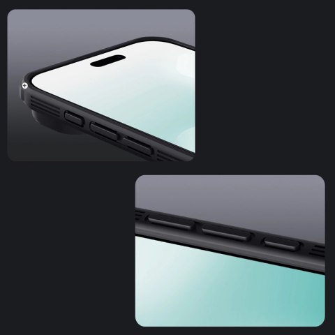 Etui Nillkin CamShield Pro kompatybilne z MagSafe na iPhone 17 Air - przezroczyste czarne