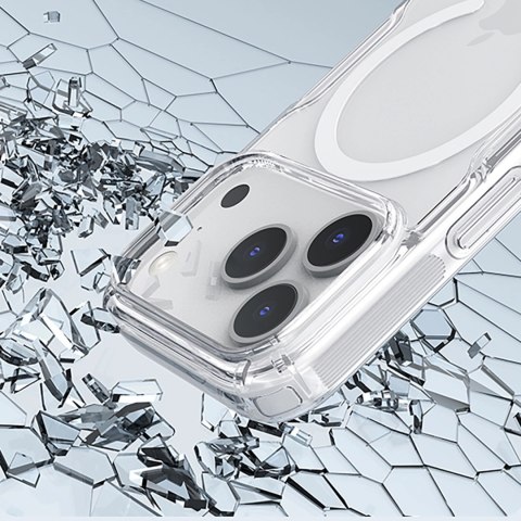 Etui Nillkin Nature TPU Pro kompatybilne z MagSafe na iPhone 17 Pro - białe