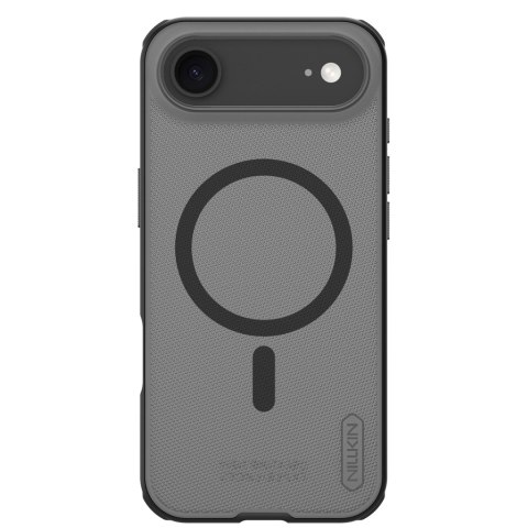 Etui Nillkin Super Frosted Shield Pro kompatybilne z MagSafe na iPhone 17 Air - przezroczyste czarne