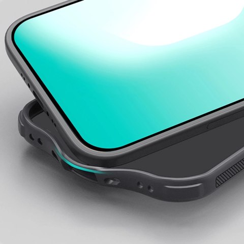 Etui Nillkin Super Frosted Shield Pro kompatybilne z MagSafe na iPhone 17 Air - przezroczyste czarne