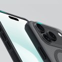 Etui Nillkin Super Frosted Shield Pro kompatybilne z MagSafe na iPhone 17 Pro - przezroczyste czarne