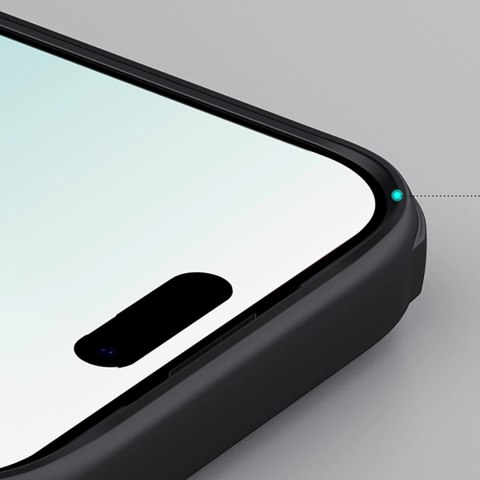 Etui Nillkin Super Frosted Shield Pro kompatybilne z MagSafe na iPhone 17 Pro - przezroczyste czarne