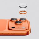 Szkło na aparat AMAZINGTHING Lens Glass na iPhone 17 Pro / Pro Max - z pomarańczową ramką