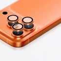 Szkło na aparat AMAZINGTHING Lens Glass na iPhone 17 Pro / Pro Max - z pomarańczową ramką