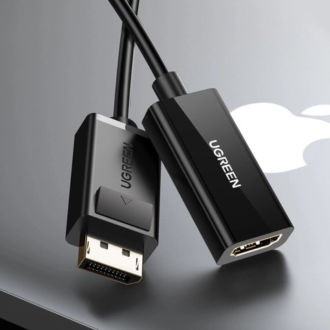 Adapter Ugreen MM137 40363 DisplayPort (męski) do HDMI (żeński) 4K / 1080p - czarny