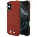 Etui BMW M FW Metal Logo MagSafe na iPhone 17 - czerwone