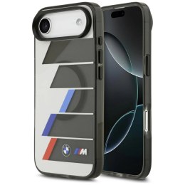 Etui BMW M IML Metal Buttons Tricolor Lines MagSafe na iPhone Air - szare