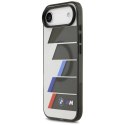 Etui BMW M IML Metal Buttons Tricolor Lines MagSafe na iPhone Air - szare