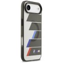 Etui BMW M IML Metal Buttons Tricolor Lines MagSafe na iPhone Air - szare