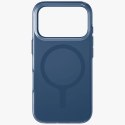 Etui UNIQ Clario Magclick Charging na iPhone 17 Pro - niebieskie