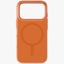 Etui UNIQ Clario Magclick Charging na iPhone 17 Pro - pomarańczowe