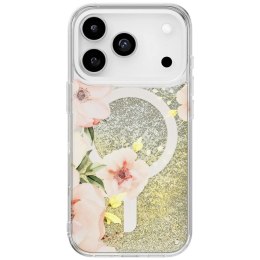 Etui UNIQ Coehl Fleurette Magnetic Charging na iPhone 17 Pro - przezroczyste