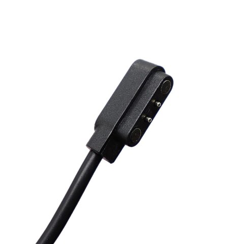 Ładowarka HUL-01 magnetyczna 2-pin 2,8 mm do smartwatchy 60 cm - czarna