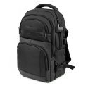 Plecak Wozinsky WPW-20L z kieszenią na laptopa do 15" podróżny 40x20x25 cm na bagaż podręczny - czarny
