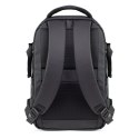 Plecak Wozinsky WPW-20L z kieszenią na laptopa do 15" podróżny 40x20x25 cm na bagaż podręczny - czarny