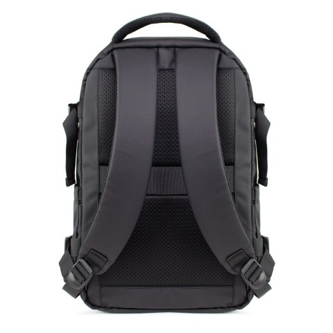 Plecak Wozinsky WPW-20L z kieszenią na laptopa do 15" podróżny 40x20x25 cm na bagaż podręczny - czarny