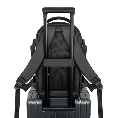 Plecak Wozinsky WPW-20L z kieszenią na laptopa do 15" podróżny 40x20x25 cm na bagaż podręczny - czarny