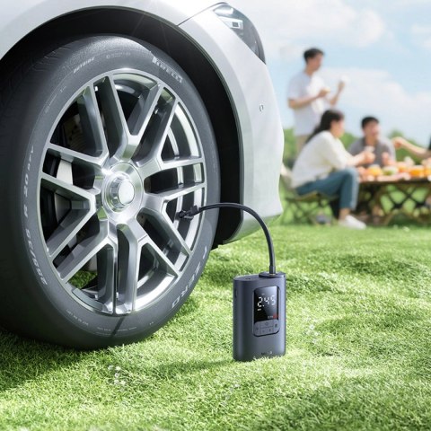Pompka bezprzewodowa Baseus GoTrip VA1 kompresor 150 PSI 7500 mAh - ciemnoszara
