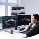 Stacja dokująca Baseus Spacemate RD1 hub 11w1 USB-C - 2xHDMI 4K@60Hz 2xDP 4K@60Hz 2xUSB-A 10Gb/s USB-C 10Gb/s RJ45 USB-A 480Mb/s