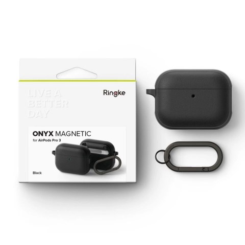 Etui Ringke Onyx Magnetic MagSafe na AirPods Pro 3 - czarne