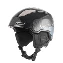 Kask narciarski Qunature 10130003003 z nausznikami snowboard 58-61 cm - czarny