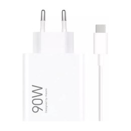 Ładowarka sieciowa Xiaomi HyperCharge Combo 90W 6.1A USB-A z kablem USB-C - biała