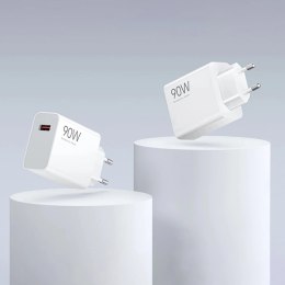 Ładowarka sieciowa Xiaomi HyperCharge Combo 90W 6.1A USB-A z kablem USB-C - biała
