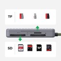 Czytnik kart pamięci Ugreen CM868 USB-C - szary