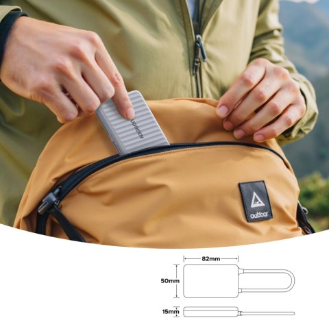 Czytnik kart pamięci Ugreen CM868 USB-C - szary