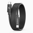 Kabel Orico USB4 Thunderbolt5 80Gbps 240W USB-C do USB-C 1,5m - czarny