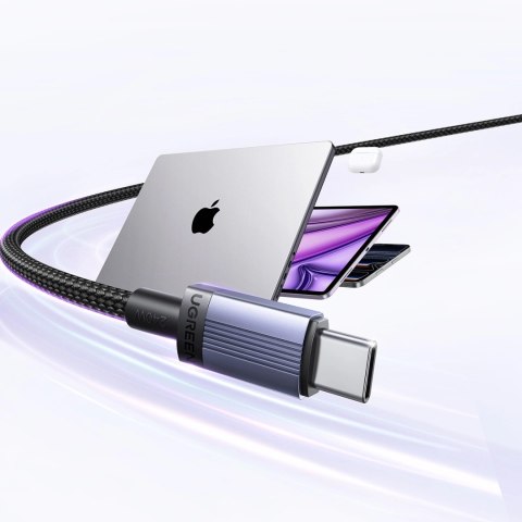 Kabel Ugreen USB-C do USB-C PD 240W 0,5m - czarny