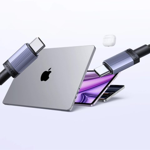 Kabel Ugreen USB-C do USB-C PD 240W 0,5m - czarny