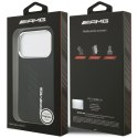 Etui AMG Silicone Oversize Rhombs MagSafe na iPhone 17 Pro - czarne