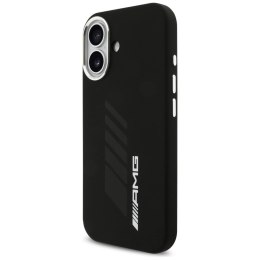 Etui AMG Silicone Oversize Rhombs MagSafe na iPhone 17 - czarne