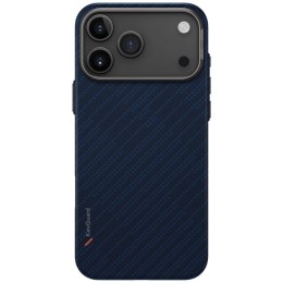 Etui UNIQ Keva EDGE Magclick Charging na iPhone 17 Pro Max - niebieskie